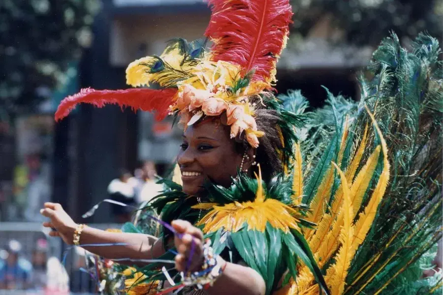 Dancer in the Carnaval celebration